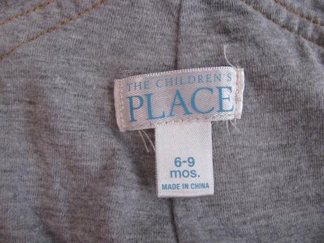 Zateplené džínové kalhoty s laclem, children's place,74