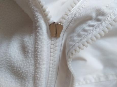 Bílá větrovka/lehká bunda s flískou vel. xl/xxl, xl