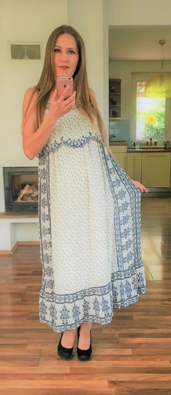 Nové pc 950 kč maxišaty s výšivkou, vel 14 let/s,, next,170