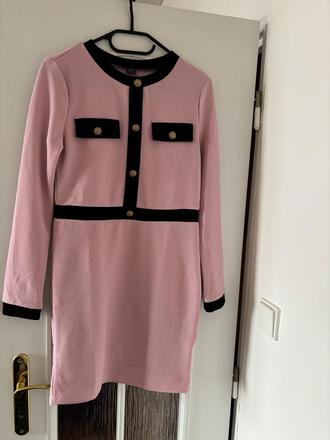 Shein růžové šaty, s