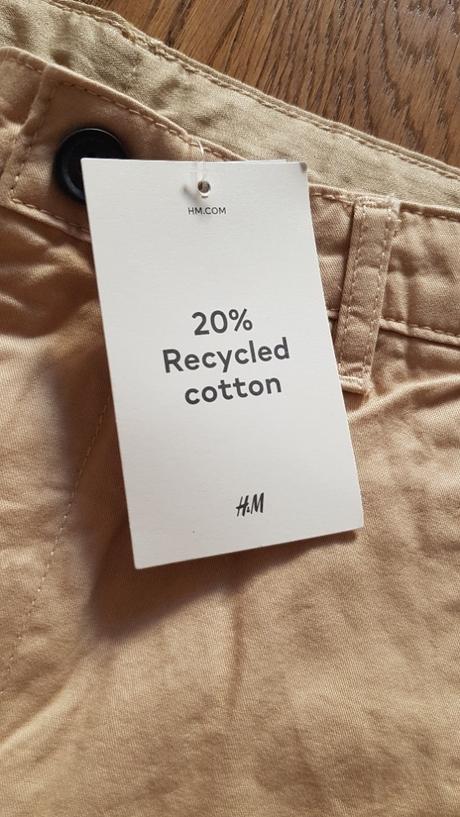 Bavlněné kraťasy chino, béžové, 152, h&m,152