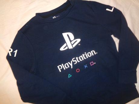 Tmavomodrá mikina playstation, f&f,146