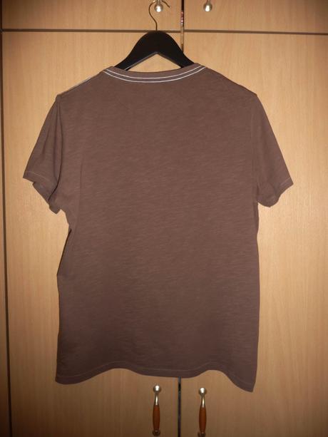 Hnědé pánské triko jean pascale vel.s, s