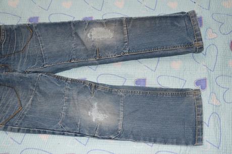 116 122 džíny s regulační gumou v pase, 116