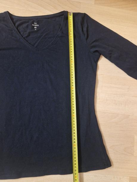 Tričko s dl. rukávem černé ca basics, c&a,m