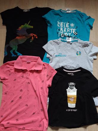 3x trika trička i jednotlivě, 146