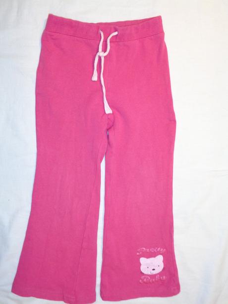 Krásné růžové tepláky s kočičkou, coolclub,104