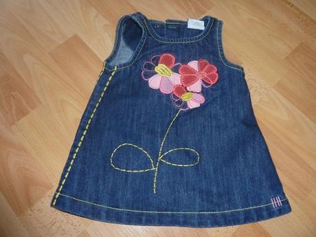 Džínové šaty s legínama, next,68