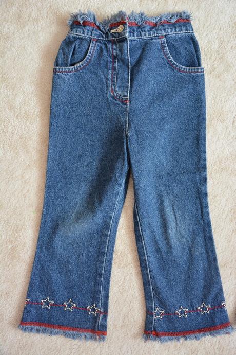 Džíny hippies roztřepené, george,98