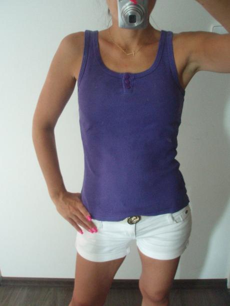 Fialové tílko his, s