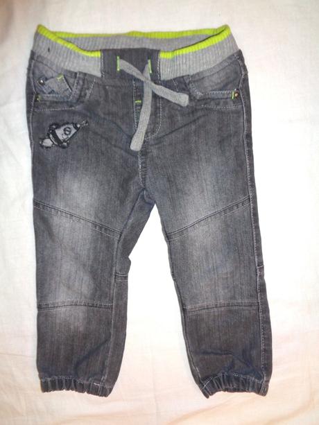 Super šedé riflíky s raketou - do nápletu, topomini,92