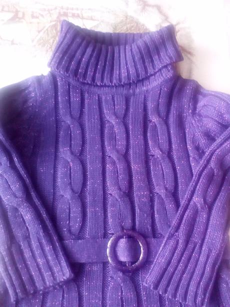 Dívčí svetr rolák., palomino,104