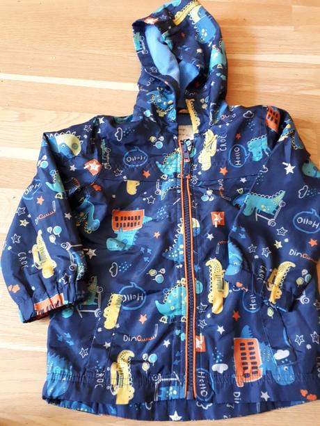 Modrá bunda s dinosaurama vel. 86, george,86