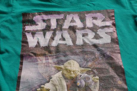Star wars tricko 128 zelene dlouhy rukav, 128