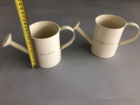 Fikkerts set 2ks plechová konvička 1 litr béžová, 