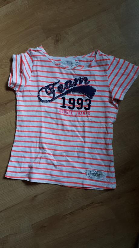 Veselé pruhované tričko, h&m,146