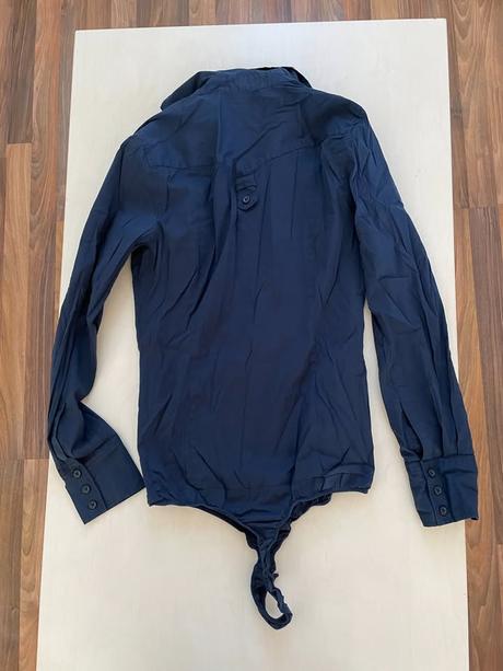Tmavě modré košilové body, vel s/m, in wear, s