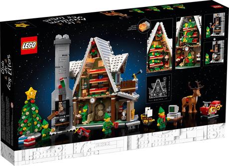 Vánoční lego creator 10275 elfí domek, 