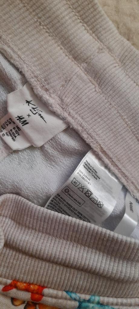 Pestré teplákové kraťasy mořský svět, h&m,140