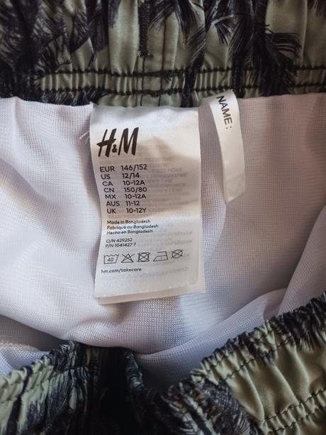 H&m kraťasy č.146/152, h&m,146