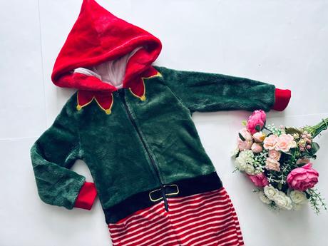 Overálek vánoční skřítek elf - v.1/2 roky, 86