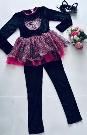 St1/ kostým kočička s maskou  - v.11/12 let, 