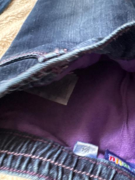 Set 5 kalhot , dzinu, zluta, modra 104, 104–116