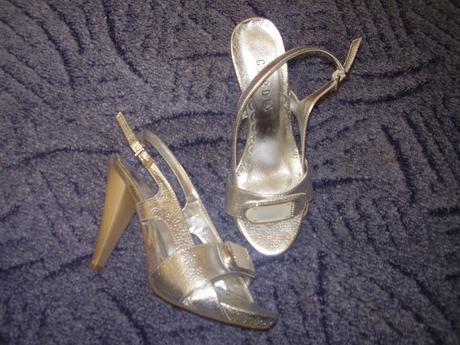 Stříbrné boty cardly, mixer,36