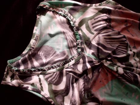 Sivo-mätové letné šaty m-l, street one,m