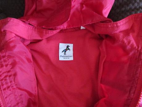 Pěkná jarní či podzimní červená šusťáková bundička, c&a,92