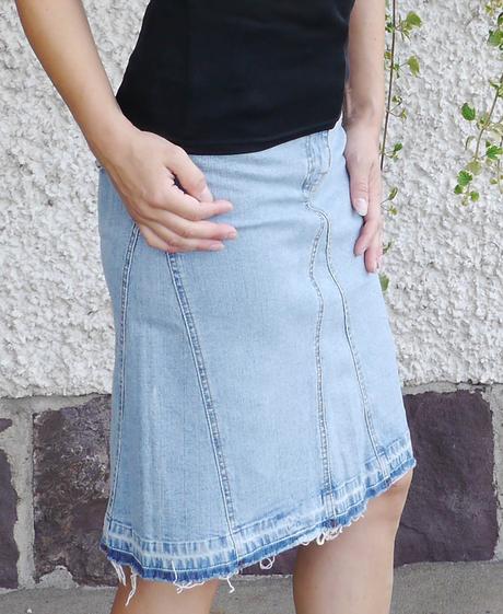 Sukne svetle modra dzinova mango, mango,34