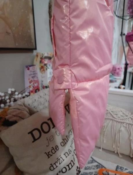 Lesklá růžová vesta reserved 164 / xs-s, reserved,164