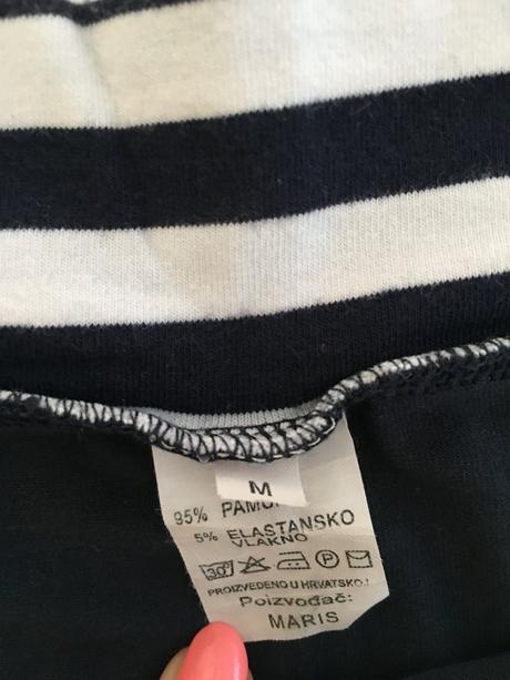 Námořnické šaty bez ramínek,