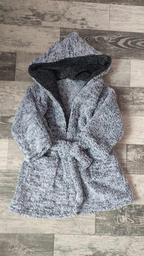 Župan teplý chlapecký 92/98, nutmeg,92