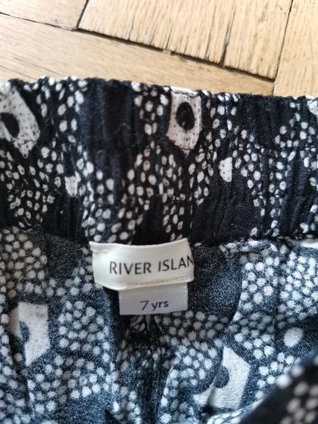 Kalhoty letní kalhoty vel. 128, river island,128