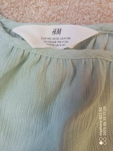 Crop-top zn."h&m" vel."140", h&m,140