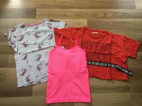 2x tričko + tílko, primark,140