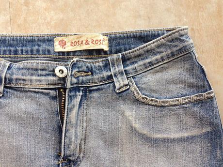 Džínová sukně country styl vel.s/36 bílá krajka, s