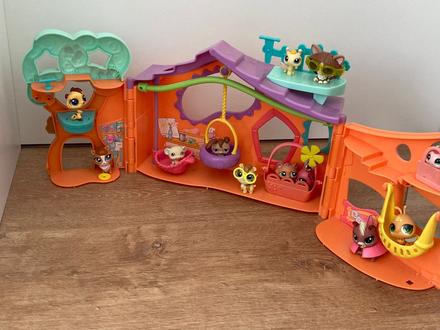 Littlest pet shop - zvířatká, domeček a doplňky, 