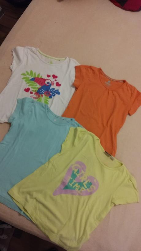 4x trička krátký rukáv, lupilu,110