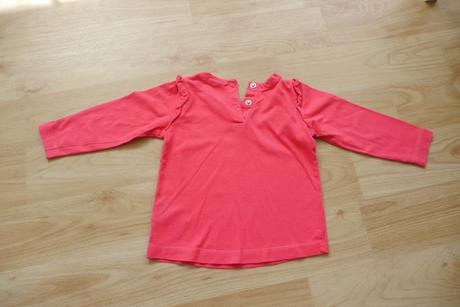 Tricko dlouhý rukáv 74 h&m růžové, h&m,74