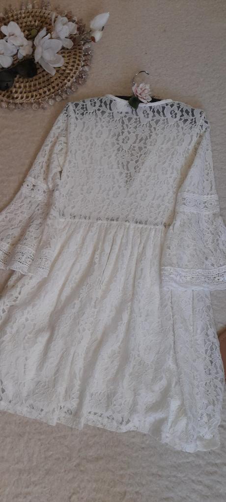 Lilie rose krajkové boho šaty, m