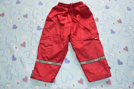 Oteplené kalhoty, šusťáky, oteplováky oteplovačky, 104