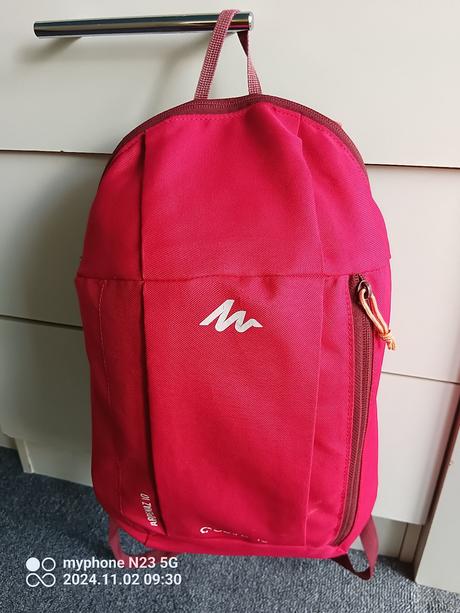 Batoh "decathlon-quechua" růžovo-šedá, 