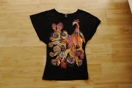 Tricko s pavem vel. xs od h&m, h&m,xs