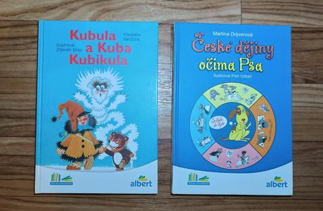 Nové knihy pro děti, edice albert, vančura, drijve,