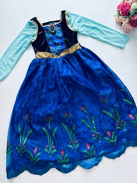 An11 / kostym anna frozen - v.7/8 let,