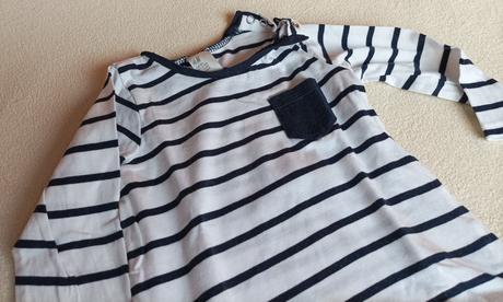 Pruhované tričko, h&m,80
