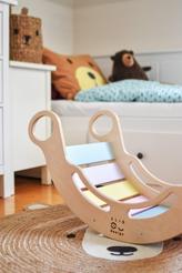 ELIS DESIGN Montessori duhová houpačka 5in1