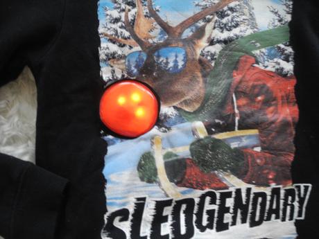 Mikina vánoce svítící, 140